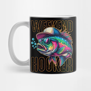 Weekend Hooker Colorful Fishing Mug